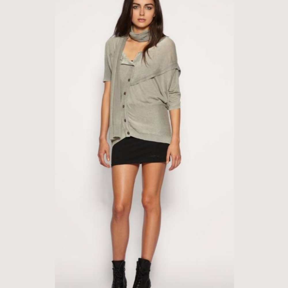 Allsaints Springfield Size 10 Short Sleeve Top